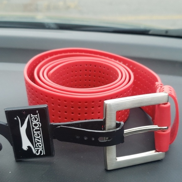 Slazenger Other - Slazenger Red Silicone Golf Belt XL
